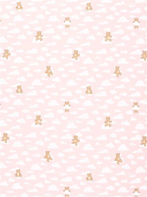 Coperta rosa per neonata con Teddy Bear MOSCHINO KIDS | MRB00F-LCA19/83696